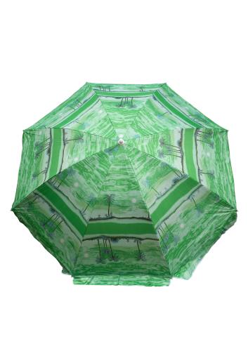 Зонт пляжный фольгированный с наклоном (4 расцветок) 200 см 12 шт/упак М44459 - фото 9