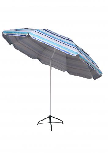 Зонт пляжный фольгированный с наклоном 200 см (6 расцветок) 12 шт/упак ZHU-200 - фото 6